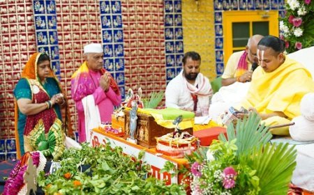 88000 ऋषि-मुनियों की तपोस्थली सतयुग नगरी नैमिषारण्य में श्रीमद्भागवत कथा का भव्य व भावपूर्ण समापन। 