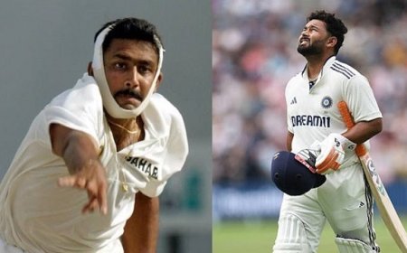 मैनचेस्टर टेस्ट में ऋषभ पंत का जज्बा- चोट के बावजूद बल्लेबाजी की, अनिल कुंबले की याद दिलाई। 