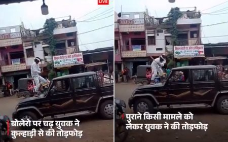 नर्मदापुरम में पुराने विवाद के चलते बोलेरो पर कुल्हाड़ी से हमला, वीडियो वायरल, पुलिस ने शुरू की जांच। 