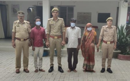 Hardoi : हरदोई में दहेज हत्या मामले में तीन लोग गिरफ्तार