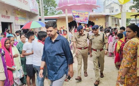 Hardoi : कावड़ यात्रा के लिए डीएम-एसपी ने सुरक्षा व्यवस्थाओं का निरीक्षण किया