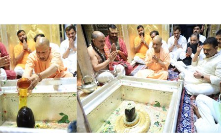 वाराणसी में प्रधानमंत्री के दौरे से पूर्व तैयारियों के लिए CM ने की समीक्षा, काल भैरव मंदिर व काशी विश्वनाथ मंदिर में दर्शन पूजन किया