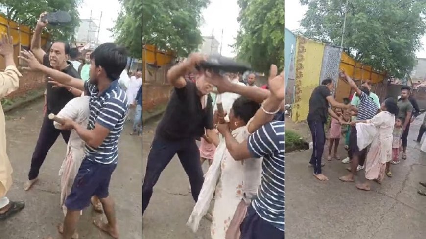 Viral: ग्रेटर नोएडा में भाजपा नेता की शर्मनाक हरकत: मां-बेटे को चप्पल और डंडे से पीटा, पुलिस ने किया गिरफ्तार। 