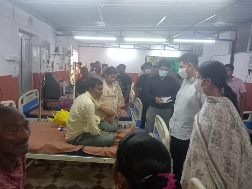 Hardoi News: जिलाधिकारी अनुनय झा ने किया जिला व महिला अस्पताल का औचक निरीक्षण, दिए सुधार के निर्देश। 