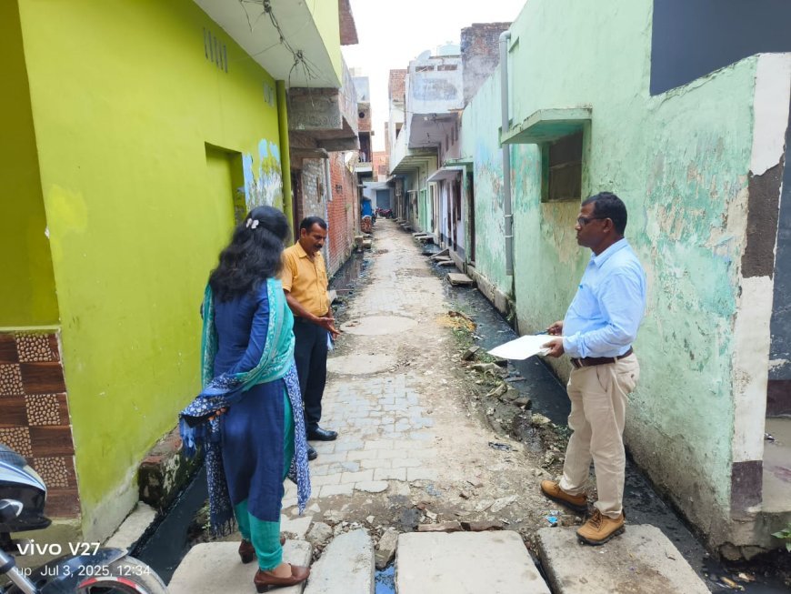 Hardoi News : हरदोई के वार्ड नंबर 9 में सभासद ने सड़क और नाली निर्माण की मांग की, जिलाधिकारी ने लिया त्वरित संज्ञान