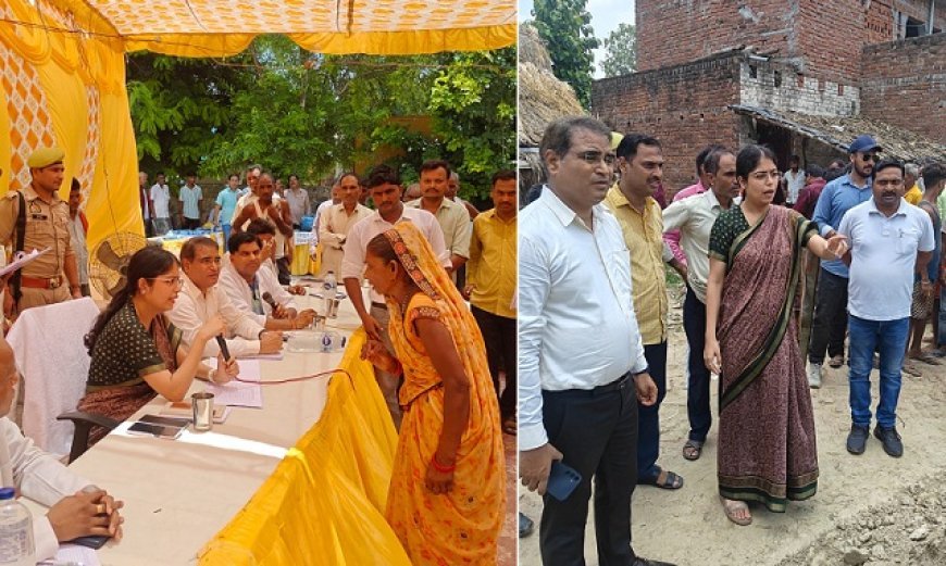 Hardoi News: ग्रामीण चौपाल में मुख्य विकास अधिकारी ने सुनीं जनसमस्याएं, मौके पर निस्तारण के दिए निर्देश। 