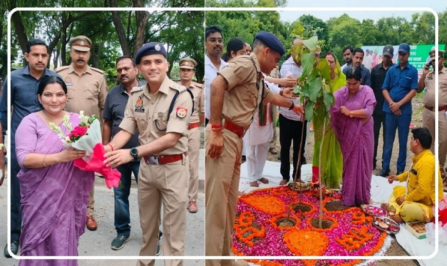 Hardoi: राज्य मंत्री उच्च शिक्षा ने मांगलिक पूजन के साथ शुरू किया वृक्षारोपण महाअभियान 2025