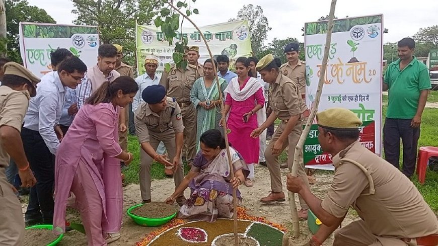 Hardoi: मंडलायुक्त रोशन जैकब ने कामीपुर व उदरा पचलाई में किया वृक्षारोपण, दिया पर्यावरण संरक्षण का संदेश। 