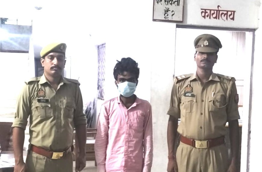 Hardoi : Crime- बेनीगंज में अभद्र व्यवहार और गाली-गलौज का मामला, अभियुक्त दीपक हिरासत में