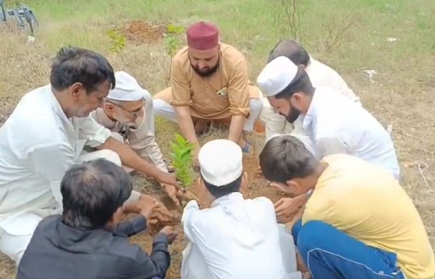 Deoband : 'एक पेड़ माँ के नाम' अभियान के तहत पौधारोपण कार्यक्रम आयोजित, पर्यावरण संरक्षण का संदेश दिया