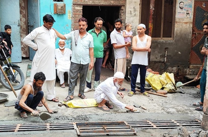 नेचलगढ़ वार्ड 14 में 22 साल बाद सड़क निर्माण, वार्डवासियों ने जताया पालिकाध्यक्ष और सभासद का आभार।