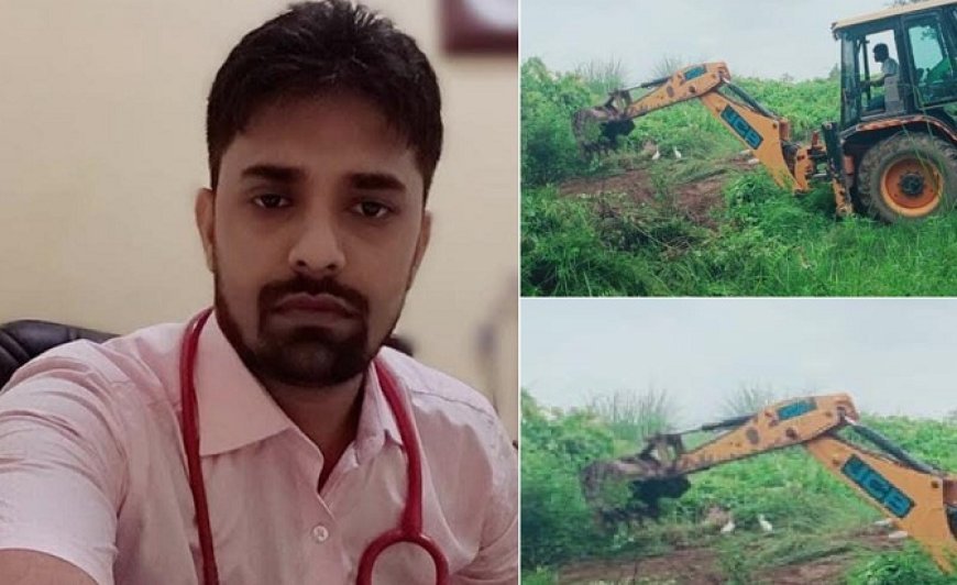 मुस्लिम युवा चिकित्सक बने अलीपुरा गांव के लिए फरिश्ता, गांव के लोगों के लिए बनवा दिया शमशान घाट। 