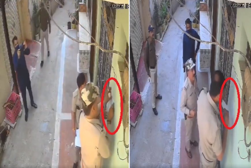 ग्वालियर में व्यापमं घोटाले के गवाह आशीष चतुर्वेदी के साथ पुलिस की चाल- नोटिस चिपकाया, फोटो खींचा और फाड़ दिया। 