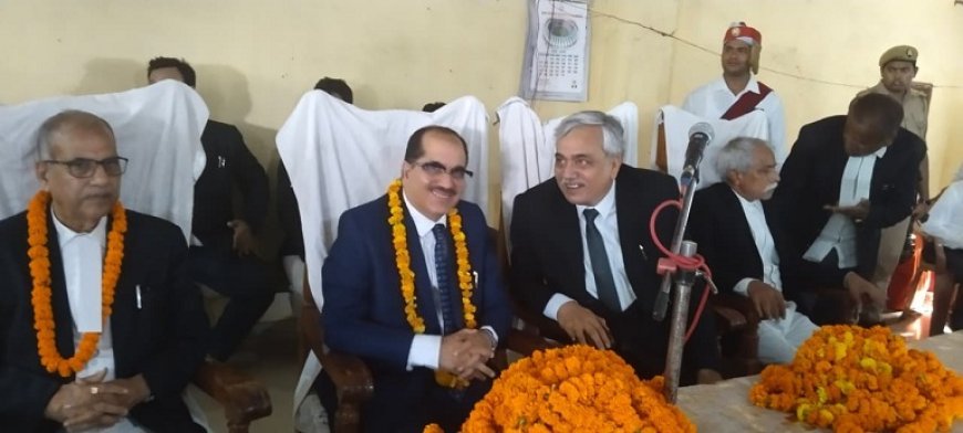 अधिवक्ताओं के समस्या को निजात दिलाने की करेंगे पूरी कोशिश - प्रशासनिक न्यायमूर्ति