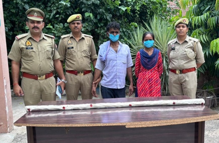 हत्यारोपित व एससी/एसटी एक्ट में वांछित दो आरोपितों को लाठी सहित पुलिस ने किया गिरफ्तार। 