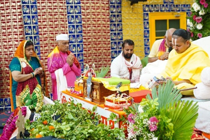 88000 ऋषि-मुनियों की तपोस्थली सतयुग नगरी नैमिषारण्य में श्रीमद्भागवत कथा का भव्य व भावपूर्ण समापन। 