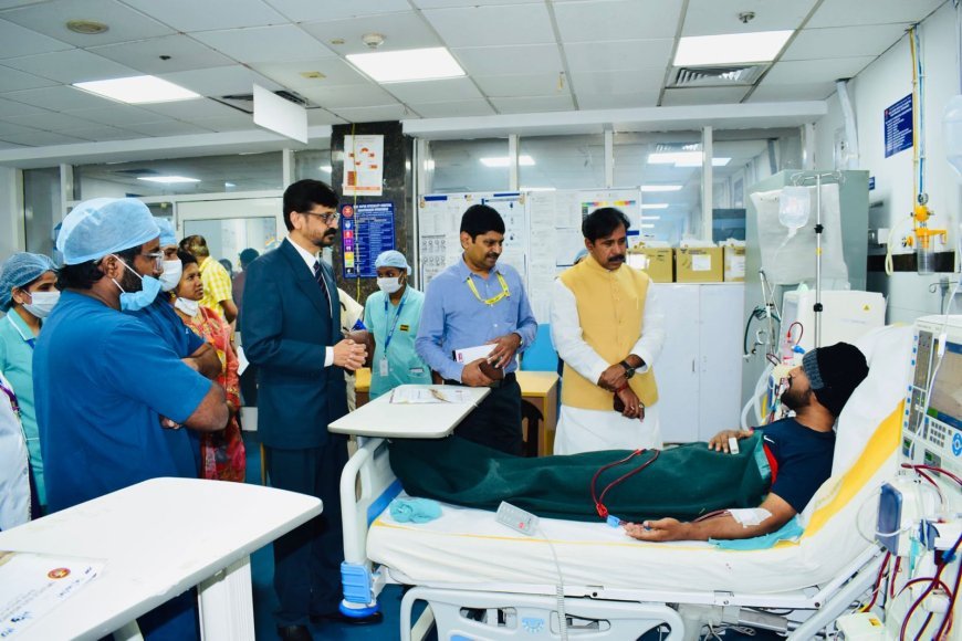 Lucknow : श्रम मंत्री ने किया मेडिकल कॉलेज एवं अस्पताल का निरीक्षण, ई एस आई सी करेगा राज्य के अस्पतालों को उन्नत