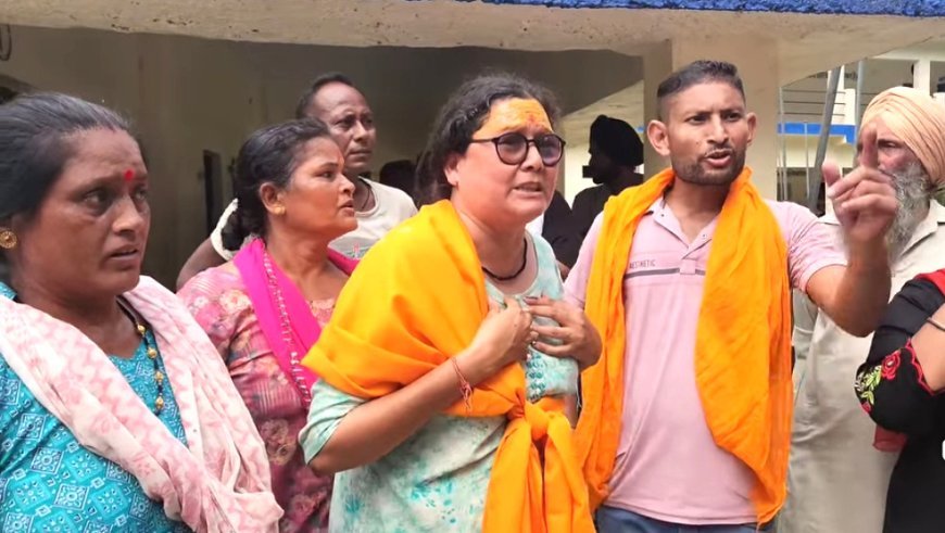 Uttrakhand : जिला पंचायत हरसान में फर्जी वोट डालने को लेकर उमा जोशी ने किया जमकर हंगामा