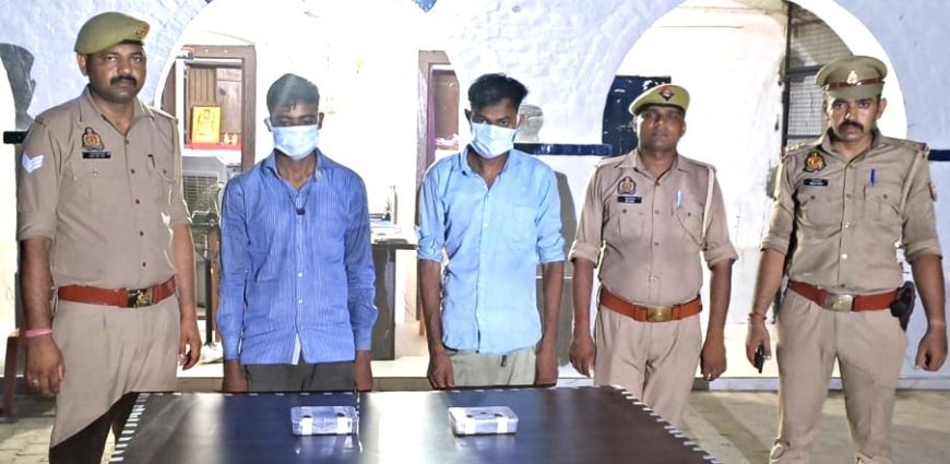 Hardoi : पाली में गेहूं चोरी का मामला, दो अभियुक्त गिरफ्तार, 6500 रुपये नकदी बरामद