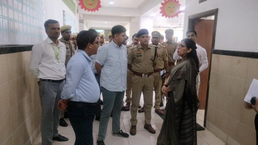 जिलाधिकारी व पुलिस अधीक्षक ने आरओ/एआरओ परीक्षा 2025 की तैयारियों का किया निरीक्षण।