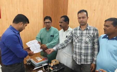 प्रतियोगी परीक्षाओं में धांधली को लेकर आज़ाद अधिकार सेना ने उठाई आवाज।