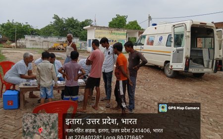 Hardoi : पिहानी में बाढ़ प्रभावित पशुओं के लिए टीकाकरण और चिकित्सा अभियान शुरू