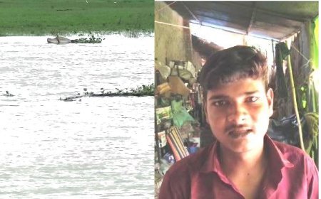 Hardoi : नदी में डूबी नाव के सहारे बाढ़ में गांव की तकदीर, प्रशासन द्वारा नहीं ली जा रही गांव की सुध 