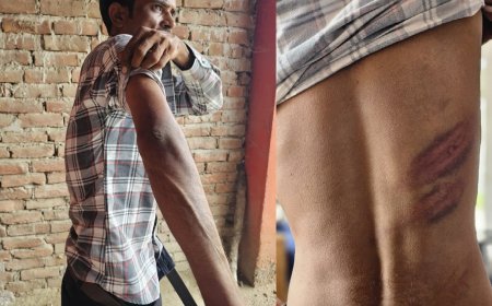 Sitapur : पुलिस पर दारू पीकर बंधक बनाकर पीटने का आरोप, पीड़ित ने वीडियो जारी कर बयां की आपबीती