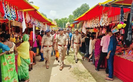 Hardoi : पुलिस अधीक्षक ने हत्याहरण तीर्थ मेले की सुरक्षा व्यवस्था का लिया जायजा, दिए दिशा-निर्देश