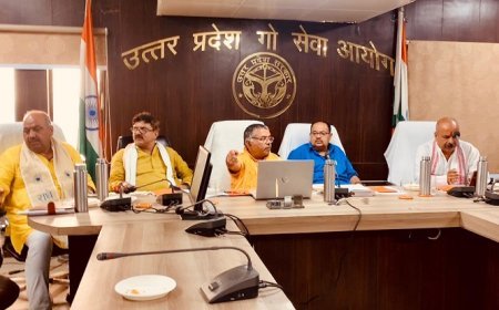 उत्तर प्रदेश गो-सेवा आयोग की एनएफपी नेटवर्किंग मीटिंग: गो-आधारित ग्रामीण अर्थव्यवस्था और बायोमेडिकल एनर्जी को बढ़ावा। 