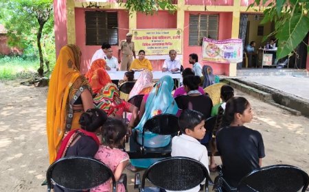 लैंगिक समानता एवं महिलाओं की कल्याणकारी योजनाओं पर विधिक जागरूकता शिविर।