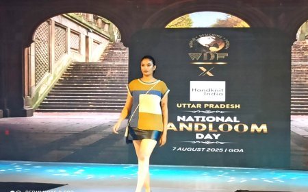 Agra : गोवा में कांति नेगी को राष्ट्रीय हथकरघा दिवस पर सम्मान, हैण्डनीट इंडिया की पहल को सराहना