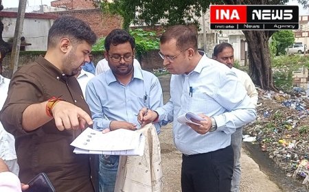 हरदोई में भूखंड विक्रय पत्र का जिलाधिकारी द्वारा स्थलीय निरीक्षण, लेखपत्र के तथ्यों की पुष्टि।