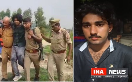Hardoi : फरार अभियुक्त आरिफ 24 घंटे में घायल अवस्था में गिरफ्तार, पुलिसकर्मी भी घायल