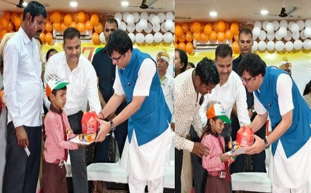 स्वतंत्रता दिवस 2025: आबकारी मंत्री नितिन अग्रवाल की उपस्थिति में जिले में भव्य आयोजन और बाल वाटिका का शुभारंभ। 