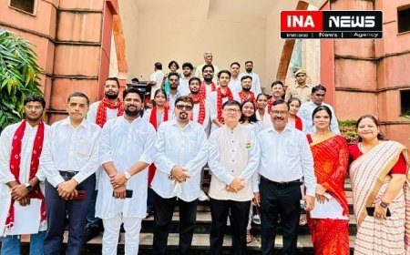 ख्वाजा मुईनुद्दीन चिश्ती भाषा विश्वविद्यालय में 79वां स्वतंत्रता दिवस धूमधाम से मनाया गया।