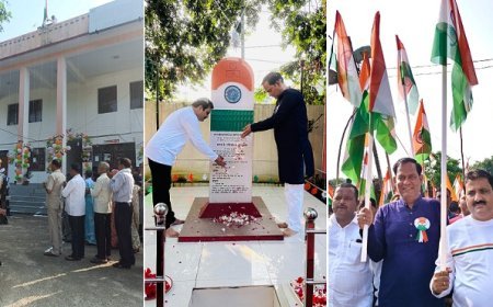 शाहाबाद तहसील व ब्लॉक परिसर में धूमधाम से मनाया गया स्वतंत्रता दिवस।