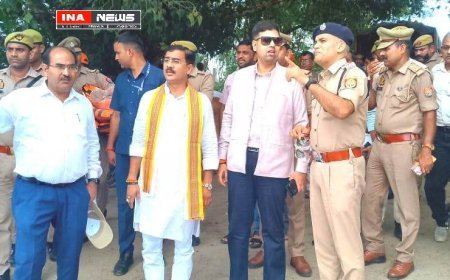 Hardoi : बिलग्राम में बाढ़ प्रभावित क्षेत्रों का विधायक आशीष सिंह सहित डीएम- एसपी ने निरीक्षण कर राहत कार्यों की समीक्षा की