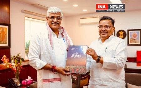 Lucknow : उत्तर प्रदेश में पर्यटन विकास को लेकर केंद्रीय पर्यटन एवं संस्कृति मंत्री गजेंद्र सिंह शेखावत से मिले जयवीर सिंह