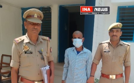 Hardoi : मारपीट और गाली-गलौज का आरोपी गिरफ्तार