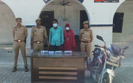 Hardoi : चोरी के मामले में दो आरोपी गिरफ्तार, कुंडल और नगदी बरामद