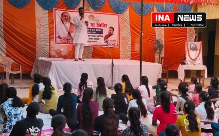 डॉ राममनोहर लोहिया बालिका इंटर कॉलेज में त्रि-दिवसीय बाल चेतना शिविर का आयोजन।