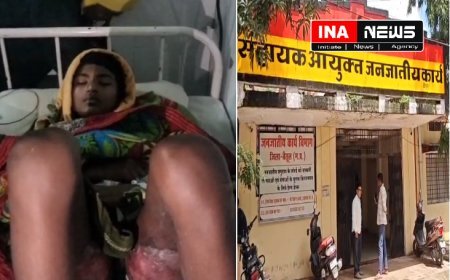 आदिवासी छात्रावास में सुरक्षा संकट: छात्रावास में आदिवासी छात्र को जलाने की कोशिश, अधीक्षक पर घटना दबाने का आरोप।