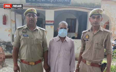 Hardoi : पत्नी की हत्या के आरोपी रीत कुमार गिरफ्तार, घटना में प्रयुक्त फरसा बरामद