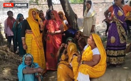 Hardoi : संदिग्ध परिस्थितियों में युवक की मौत, परिजनों ने लगाया हत्या का आरोप, बिहार से तीसरे दिन शव गांव पहुचते ही मच गया कोहराम