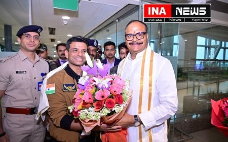 भारत के अंतरिक्ष नायक शुभांशु शुक्ला का लखनऊ में भव्य अभिनंदन, गगनवीर ने बढ़ाया देश का मान।