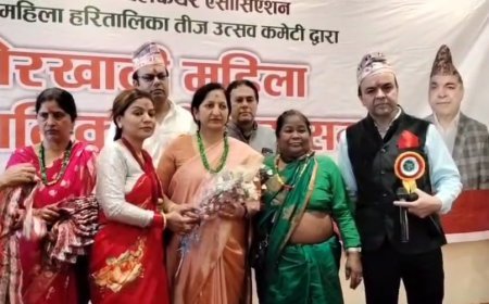 मसूरी में हरितालिका तीज की धूमरू रंग-बिरंगे पारंपरिक परिधानों में झूमीं महिलाएं, संस्कृति और समाज का अद्भुत संगम।