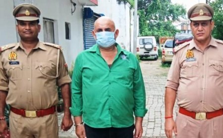 Hardoi : गाली-गलौज और गोलीबारी के मामले में एक अभियुक्त गिरफ्तार