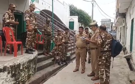 सम्भल हिंसा रिपोर्ट के बाद प्रशासन अलर्ट, जामा मस्जिद को बनाया किला।