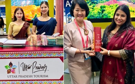 पाटा ट्रैवल मार्ट-2025: बैंकॉक में पर्यटन विभाग के पवेलियन पर उमड़ी आगंतुकों की भीड़।